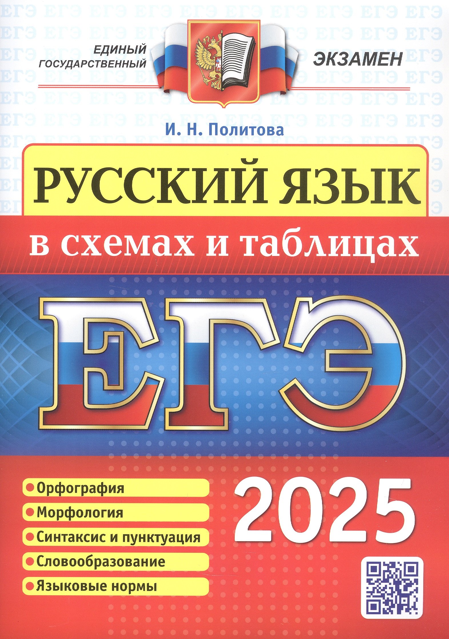 

ЕГЭ 2025. Русский язык в схемах и таблицах. Орфография. Морфология. Синтаксис и пунктуация. Словообразование. Языковые нормы