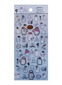 Наклейки бумажные Пингвины 17032