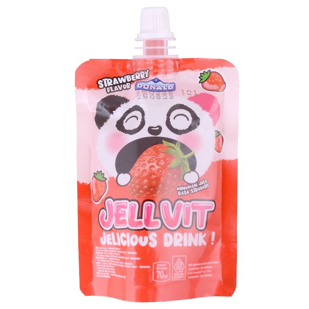 Желе питьевое JELVIT со вкусом клубники, 70мл 2972174 — 1