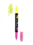 Текстовыделитель Pentel, Twin Checker, двухсторонний жёлтый, розовый 3,5 мм — 224053 — 3