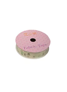 Тесьма хлопковая домики зеленые (11001208) (2,0см х1,8см) (бобина)