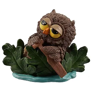 Фигурка Совы в лодке (11х9) (537-222)