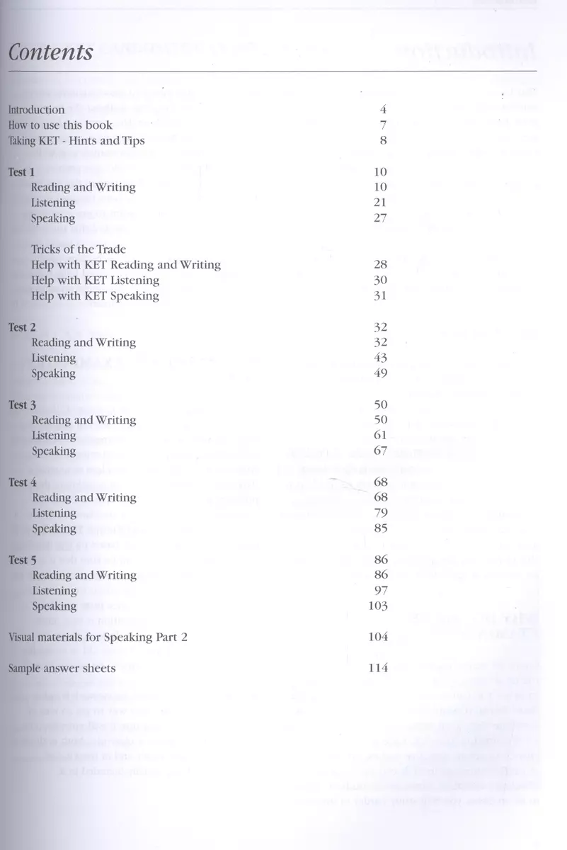 New KET. Practice Tests (+Keys) (+CD). Full Practice Tests with specific  advice to help students pass the new KET Exam (2521864) купить по низкой  цене в интернет-магазине «Читай-город»