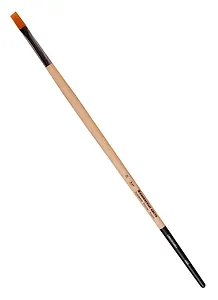 Кисть синтетика плоская №8, жесткая