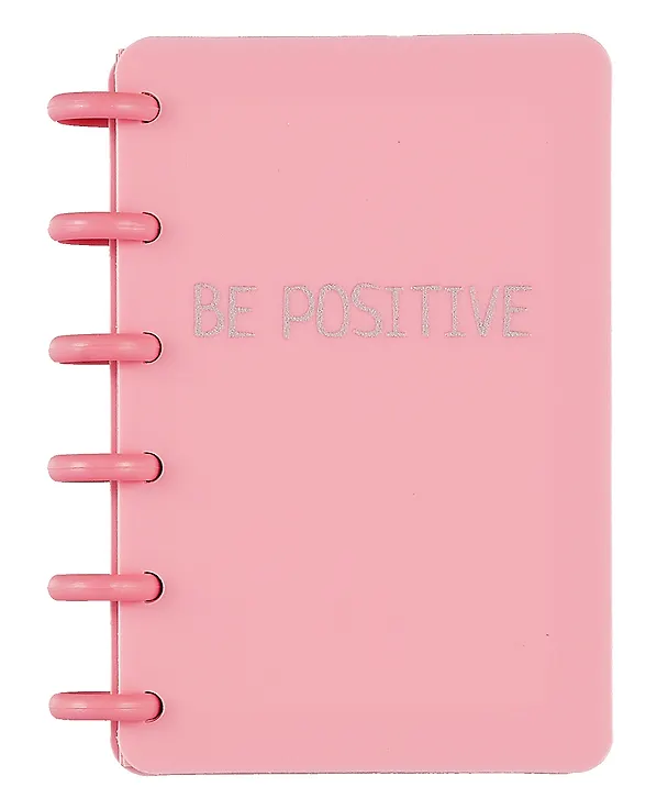 Записная книжка «Be Positive» А6, 80 листов в линейку, спираль, Be positive, в ассортименте 3076859 — 1