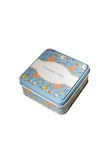 Шкатулка жестяная (33718) (9х9х4)