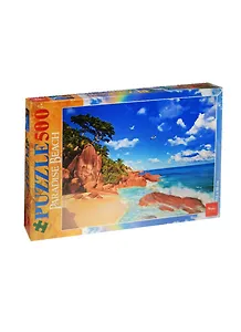 Пазлы 500 А2ф Райский берег (500П32_12394) (34х46см) (12-99л.) (Hatber) (коробка)