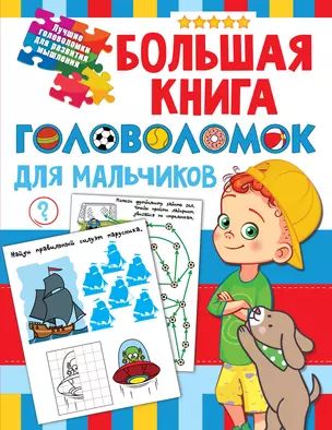 Большая книга головоломок для мальчиков — 2868802 — 1