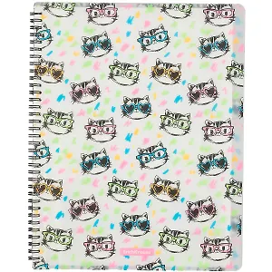 Папка на спирали «Cats», 20 файлов, А4