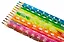 Карандаши цветные 12цв "МУЛЬТИКОЛОР" многоцв.грифель, дерев.трехгран.корпус, принт на корпусе, карт.уп., Каляка-Маляка — 3044952 — 3