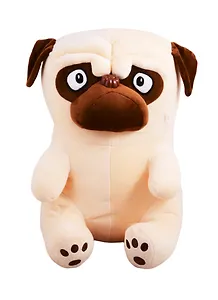 Мягкая игрушка сердитый Мопс (50х35)