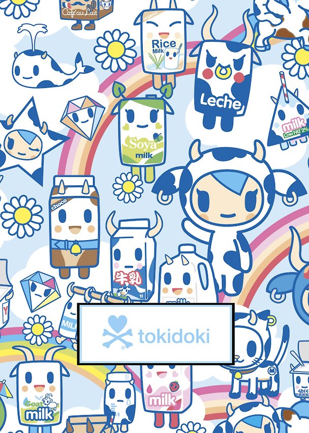 tokidoki. Молочко. Тетрадь (А5, 48 л., УФ-лак, накидки) 371268 — 1