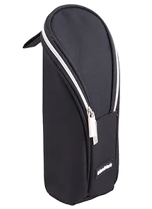 Пенал-косметичка "Private", вертикальный, черный, 21х9х6 см