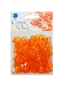 Набор бусин Кристальная игра Бабочки оранжевые (CRP099) (упаковка)