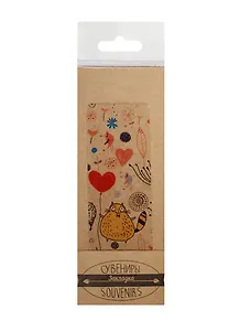 Закладка пластик Веселый кот (75314-35)