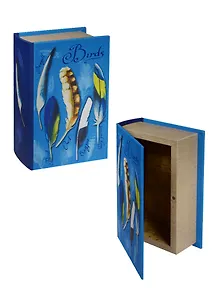 Сувенир Феникс Шкатулка из МДФ "Перья" (17*11*5см), 37338