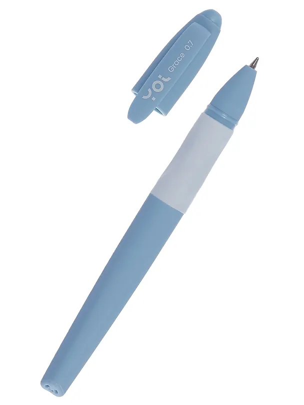 Ручки шариковые синие 12шт "Grace" 0,7мм, ассорти, Yoi 3078483 — 8