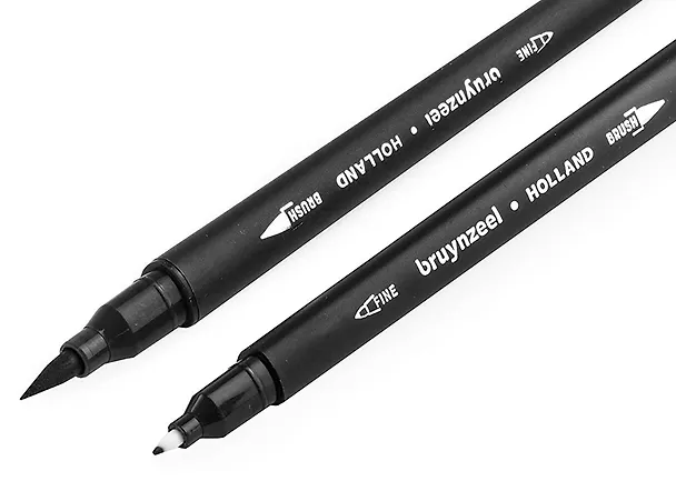 Линеры двусторонние 06цв "Brushpen Токио" 258736 — 2