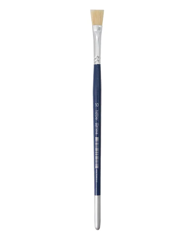 Кисть щетина плоская №10, Hatber 3131990 — 1