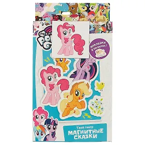 Игра, ORIGAMI Твой театр Магнитные сказки Пони Вид 2 + наклейки 04406
