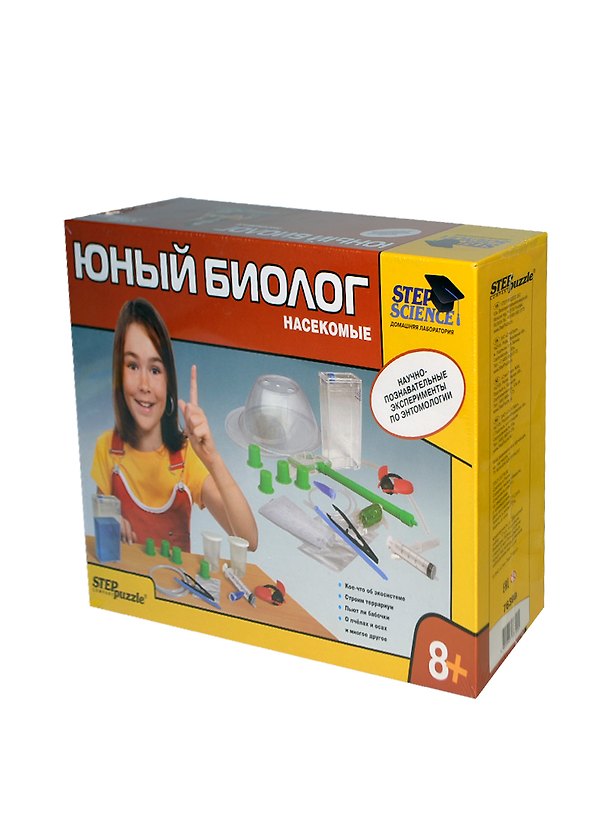 Домашняя лаборатория Юный биолог Насекомые (76300) (Степ Пазл) (8+) коробка 2402700 — 1