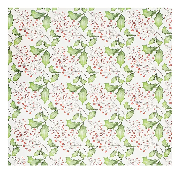 Бумага упаковочная 70*100см "Christmas branches" НГ,инд.уп. 3066312 — 3