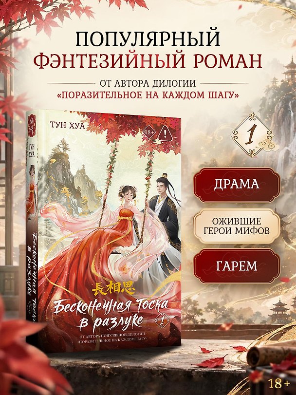 Книга Бесконечная тоска в разлуке. Книга 1 (Тун Хуа) — 1