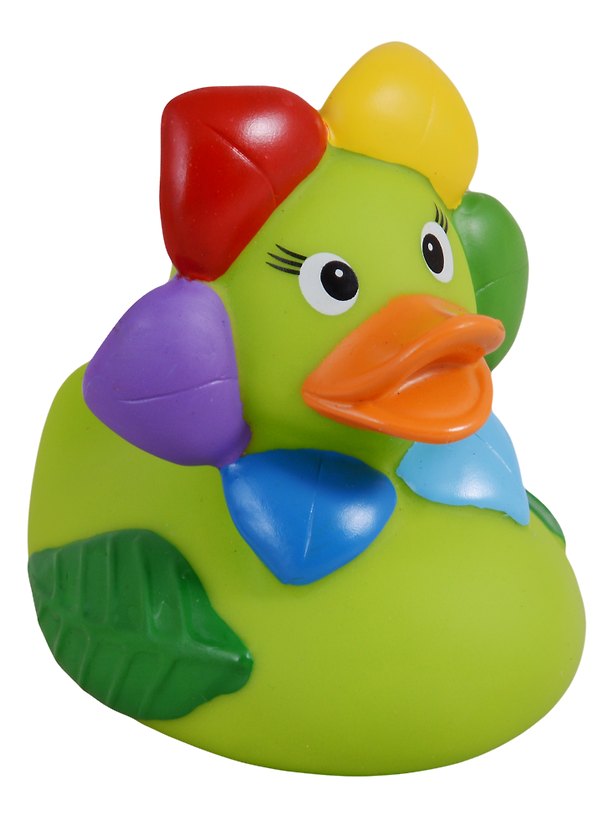 Игрушка для ванной, уточка резиновая FUNNY DUCKS "Уточка Цветик-семицветик" (1857) 2652815 — 1