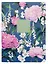 Тетрадь А4- 40л кл. "La Fleur. Spring" скрепка, карт.обл., мат.текст.ламинация, тиснение фольгой — 3149184 — 1