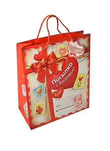 Подарочный пакет ML Посылка с любовью (765329) (Сима-ленд)