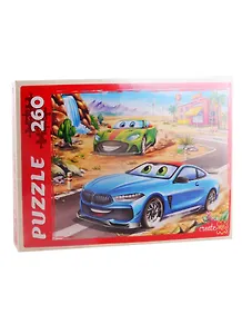 Пазл Скоростные гонки Рыжий кот 260 элементов П260-1595