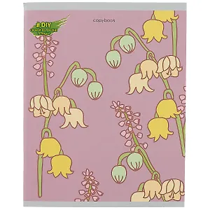 Тетрадь в клетку Paper Art, "DIY Collection. Цветочные поля", 96 листов, в ассортименте