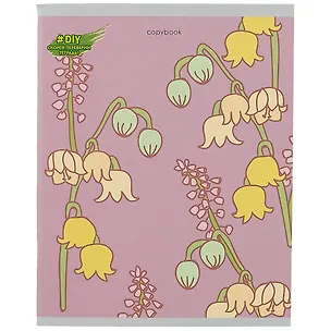 Тетрадь в клетку Paper Art, "DIY Collection. Цветочные поля", 96 листов, в ассортименте 251251