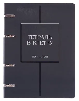 Тетрадь на кольцах «Туманность» 80 листов в клетку, сменный блок - Listoff 3084267