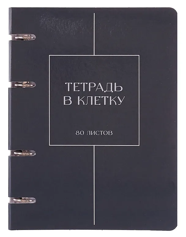 Тетрадь на кольцах «Туманность» 80 листов в клетку, сменный блок - Listoff 3084267 — 1