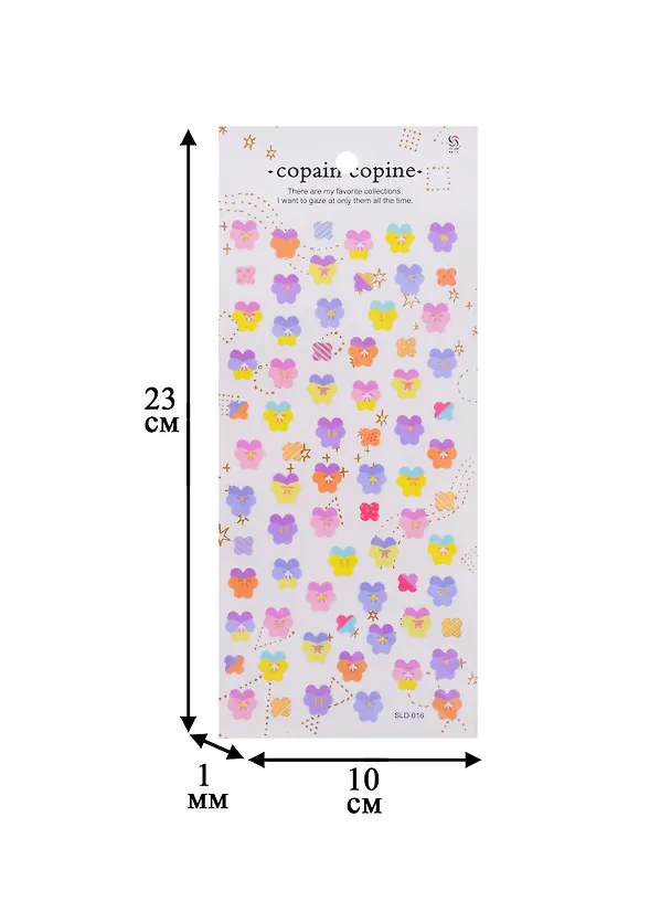 Наклейки PVC Анютки 2688571 — 2