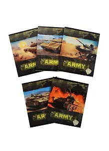 Тетрадь в клетку Unnika, "Боевые танки (Army)", 48 листов, в ассортименте