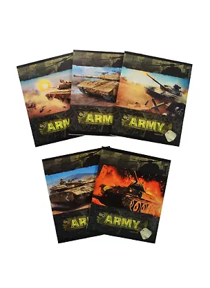 Тетрадь в клетку Unnika, "Боевые танки (Army)", 48 листов, в ассортименте 236082