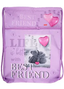 Мешок для сменной обуви "Лучшие друзья" 34*47см