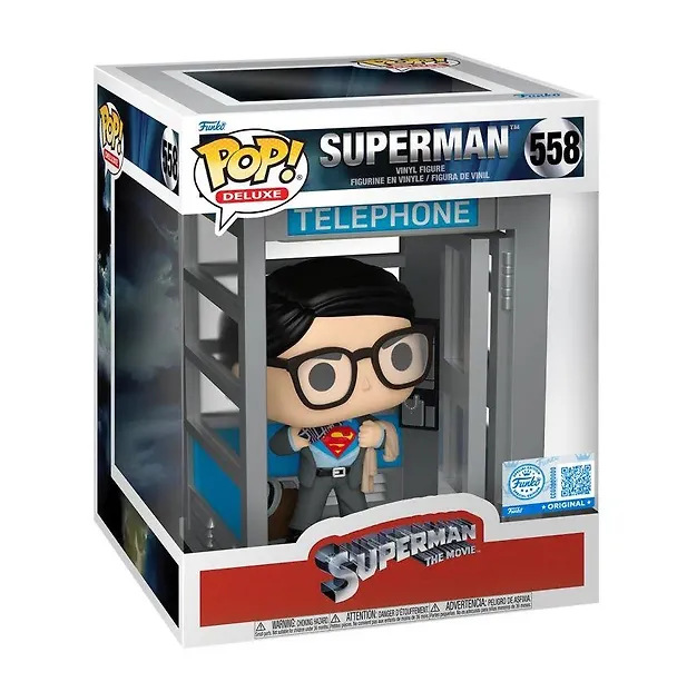 Фигурка Funko POP! Deluxe DC Superman 2025 Superman w/Booth (Exc) (558) (Fun87186) 3123326 — 1