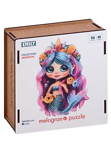 Пазл Collection ANIMALS "Русалочка Эмили", 50 деталей