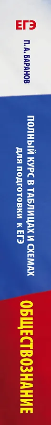 Книга ЕГЭ. Обществознание. Полный курс в таблицах и схемах для подготовки к ЕГЭ (Пётр Баранов) — 3