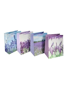 Пакет подарочный бумажный А4 26*32*12.5 "Прованс", женский, матовый ламинат, Kairui
