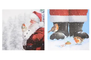 Салфетки для декупажа Санта - 2 шт. P-33310650/310709