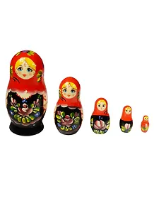 Матрешка 5 предм. "Узор", арт. С-6 (194)