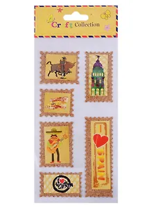 Наклейки пробка  Испания, микс