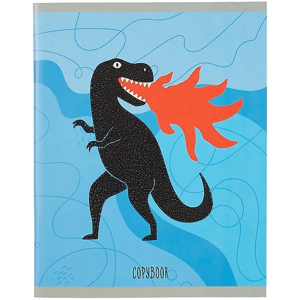 Тетрадь общая «День Dino» в ассортименте, 96 листов в клетку, А5 - Listoff 259599 — 6