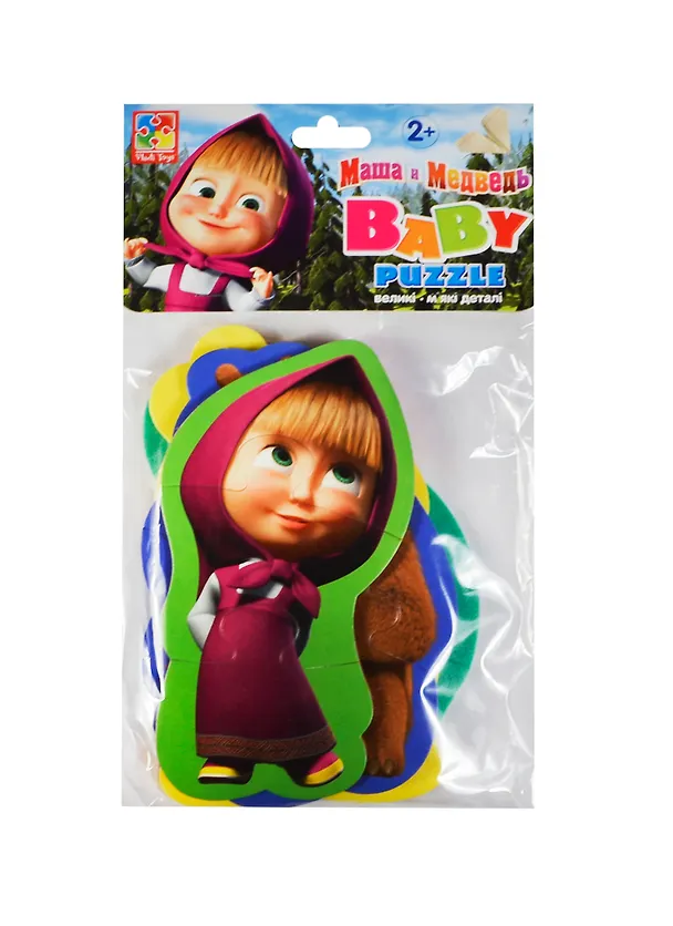Мягкие пазлы Baby Puzzle Маша и Медведь Волк (VT1106-17) (2+) 2419534 — 1