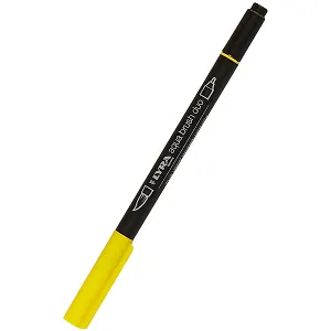 Фломастер Aqua Brush Duo, 2мм. Лимонный желтый