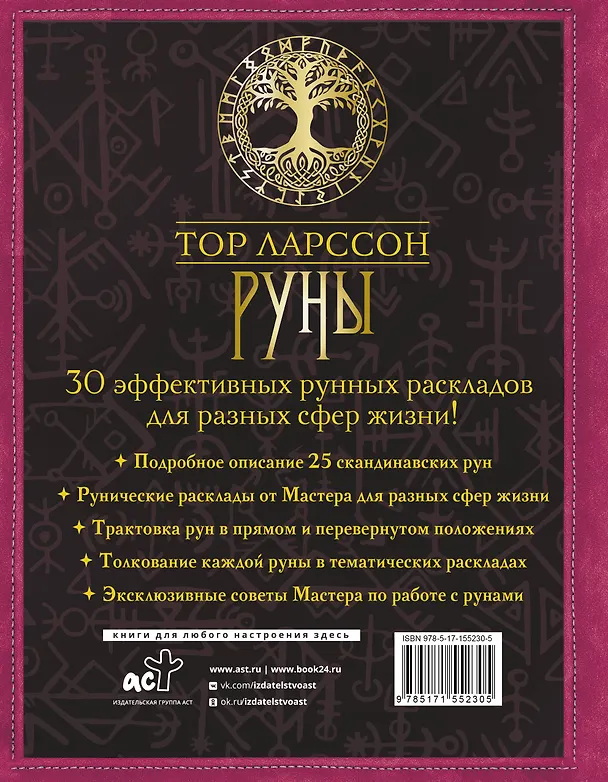 Книга Руны. 30 лучших раскладов. Глубинное толкование каждой руны (Тор Ларссон) — 2